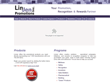 Tablet Screenshot of linjen.com